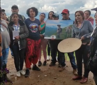 Isa Zuleta y comunidades del Cañón del Río Cauca inscriben la pre-candidatura al Senado por el Pacto Histórico